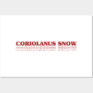 Coriolanus Snow Posters and Art